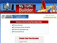 Tablet Screenshot of my-traffic-builder.com